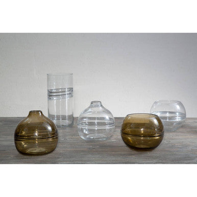 Clear Glass Tall Vase | Optik