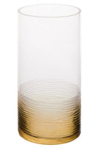 Small Textured Ombre Glass Vase | Caila