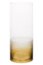 Caila Large Textured  Ombre Glass Vase