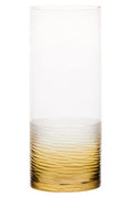 Caila Large Textured  Ombre Glass Vase