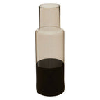 Smoked Glass Bottle Vase | Cova
