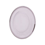 Glass Side Plate with Silver Rim | Ida
