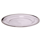 Glass Side Plate with Silver Rim | Ida