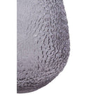 Medium Embossed Grey Glass Vase | Colbie