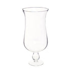 Clear Glass Fluted Vase  | Ambra