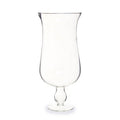 Clear Glass Fluted Vase  | Ambra