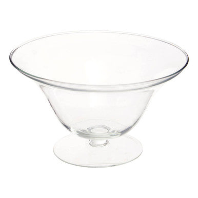 Clear Glass Fluted Bowl | Ambra