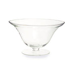 Clear Glass Fluted Bowl | Ambra