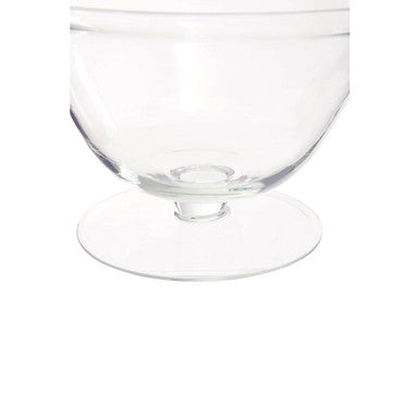 Clear Glass Fluted Bowl | Ambra