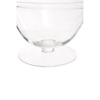 Clear Glass Fluted Bowl | Ambra
