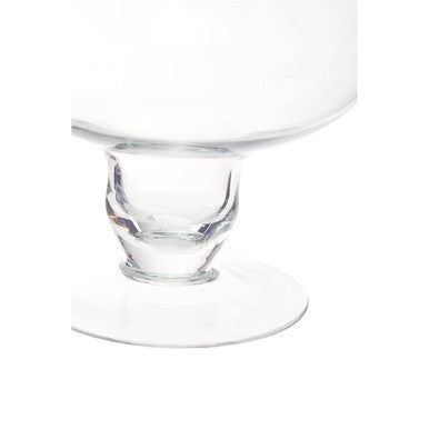 Clear Glass Footed Bowl | Ambra