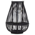 Small Black Bamboo Lantern | Lentigo
