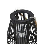 Small Black Bamboo Lantern | Lentigo