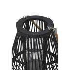 Small Black Bamboo Lantern | Lentigo