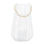 Large White Rattan Lantern | Lentigo