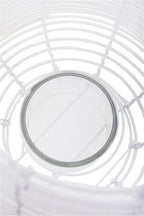 Large White Rattan Lantern | Lentigo