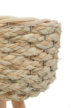 Lentigo Set Of Two Natural Planters