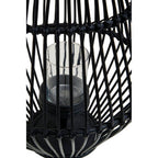 Black Lantern with Hoop Handle | Mataram