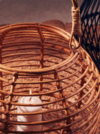 Natural Rattan Round Lantern | Mataram