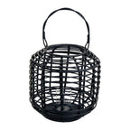 Black Rattan Lantern | Mataram