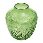 Small Botanical Green Glass Vase | Corie