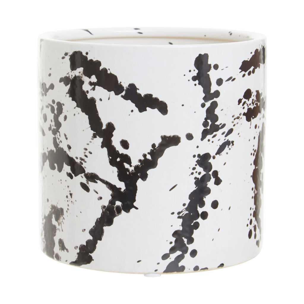 Black and White Small Planter | Sorrell