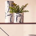 Black and White Large Planter | Sorrell