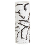 Large Black and White Ceramic Vase | Sorrell