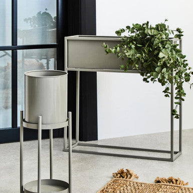 Floor Standing Grey Plant Box | Asher