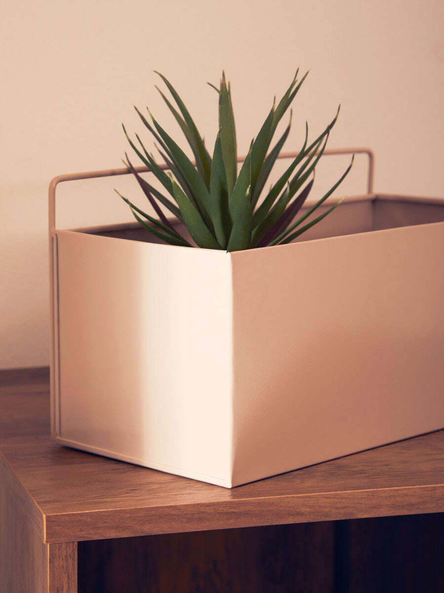 Wall Plant Box Grey Natural | Asher