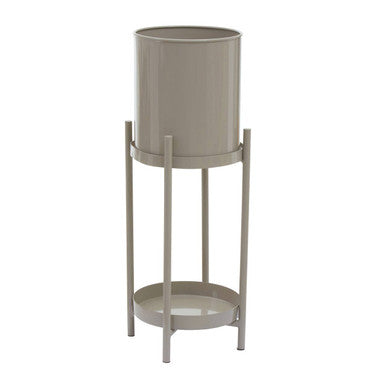 Two Tier Grey Plant Stand | Asher