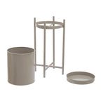 Two Tier Grey Plant Stand | Asher