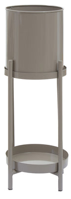 Two Tier Grey Plant Stand | Asher