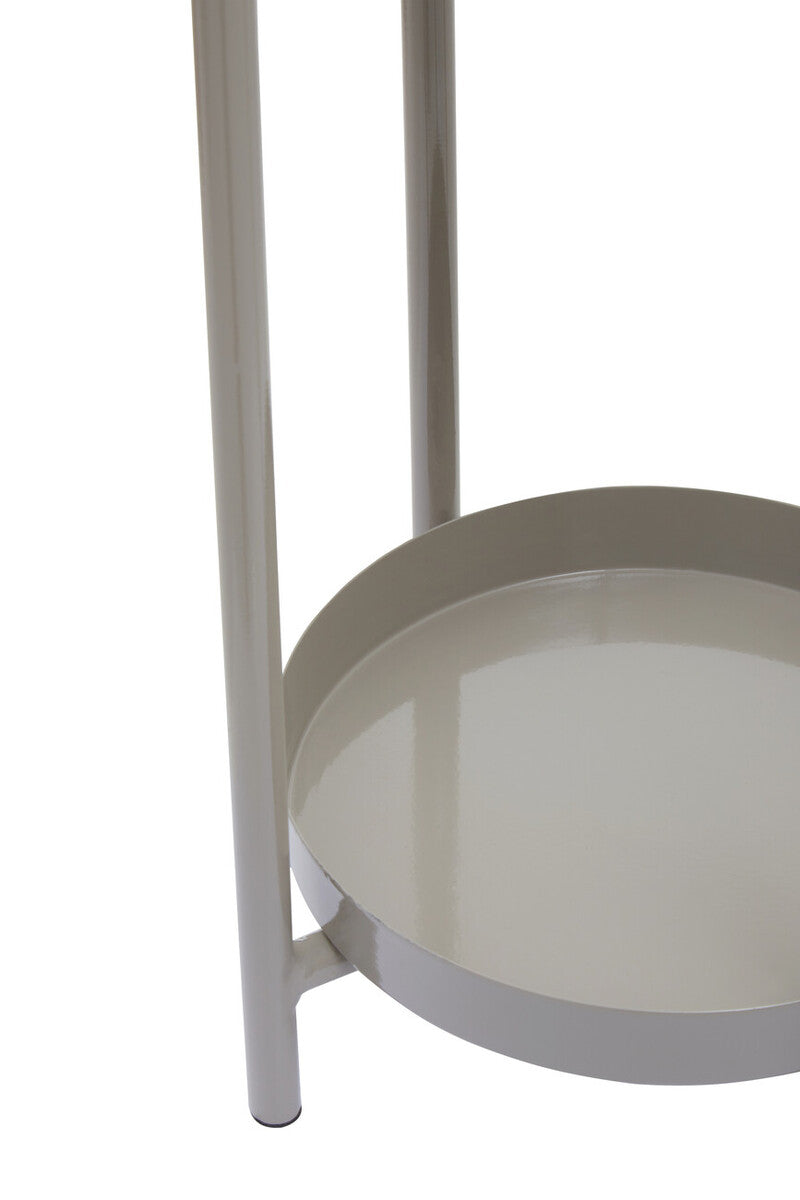 Two Tier Grey Plant Stand | Asher