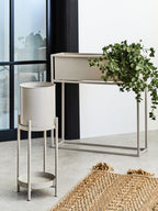 Two Tier Natural Plant Stand | Asher