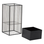 Black Floor Standing Planter | Alden