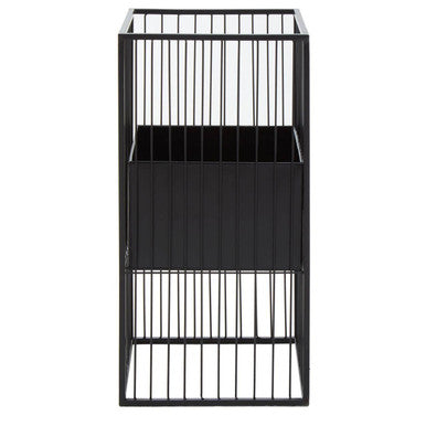 Black Floor Standing Planter | Alden