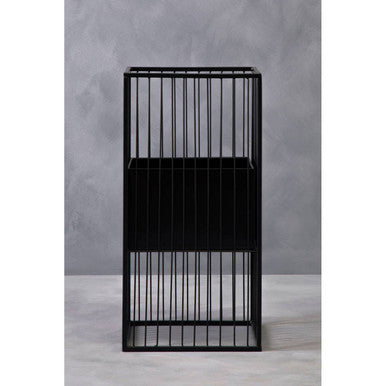 Black Floor Standing Planter | Alden
