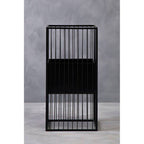 Black Floor Standing Planter | Alden