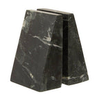Set of Two Black Marble Bookends | Marris