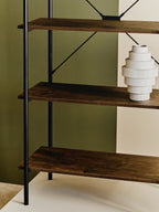 White Large Step Design Vase | Fabia