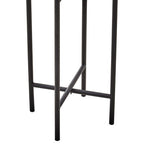 Small White and Black Floor Standing Planter | Trosa