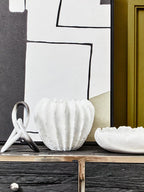 White Textured Vase | Broc