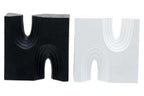Set of Two Black and White Bookends | Broc