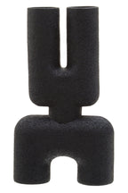 Small Black Sculptured Vase | Broc