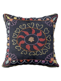 Suzani Hand Embroidered Cushion Cover - 45 x 45 cm