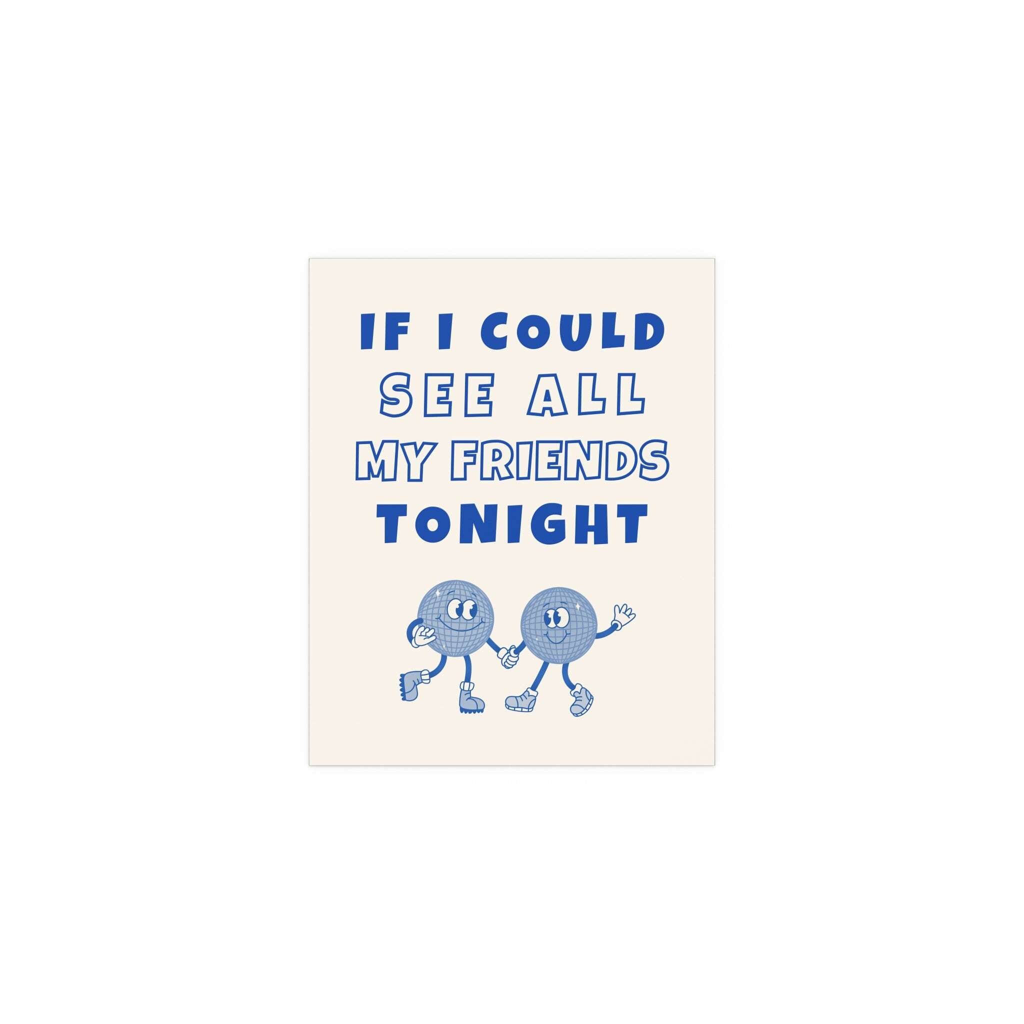 LCD Soundsystem - All My Friends Print