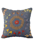 Suzani Hand Embroidered Cushion Cover - 45 x 45 cm