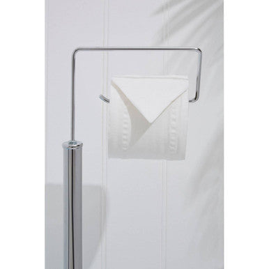Chrome Toilet Brush and Roll Holder | Linnea