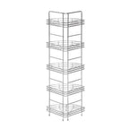 5 Tier Chrome Corner Storage Rack | Dara